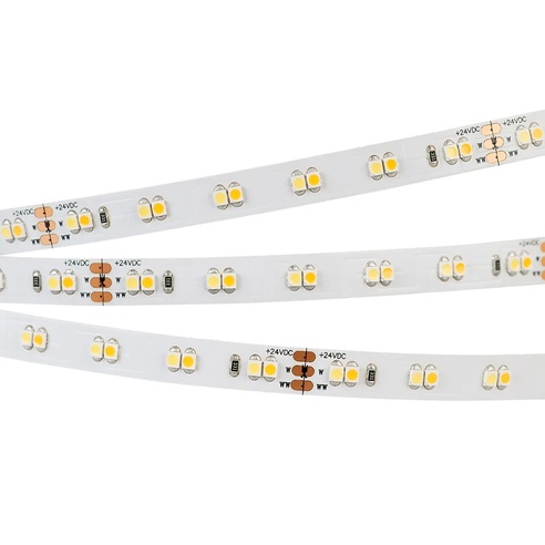 Лента светодиодная RT 6-5000 24V White-MIX 2x (3528, 120 LED/m, LUX) (Arlight, 9.6 Вт/м, IP20)