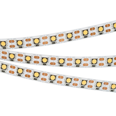 Лента светодиодная RT 2-5000 12V Cx1 Warm3000 2x (5060, 360 LED, CRI98) (Arlight, 16.8 Вт/м, IP20)