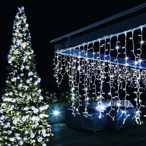 Светодиодная гирлянда ARD-EDGE-PRO-4000x600-WHITE-128LED-STD WHITE (230V, 8W) (Ardecoled, IP65)