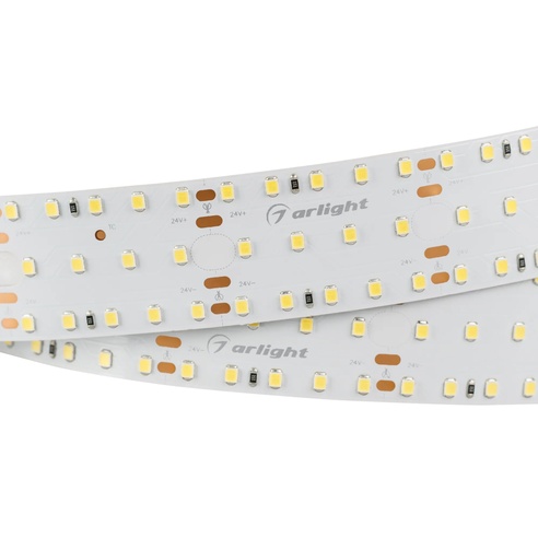 Лента светодиодная S2-2500 24V White 6000K 34mm (2835, 280 LED/m, LUX) (Arlight, 25 Вт/м, IP20)