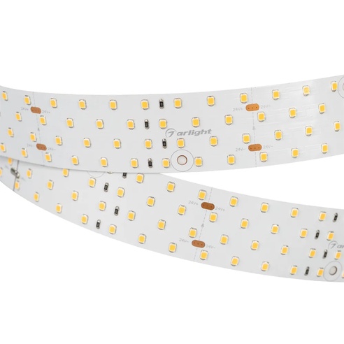 Лента светодиодная RT 2-2500 24V Warm3000 4x2 (2835, 700 LED, CRI98) (Arlight, 30 Вт/м, IP20)