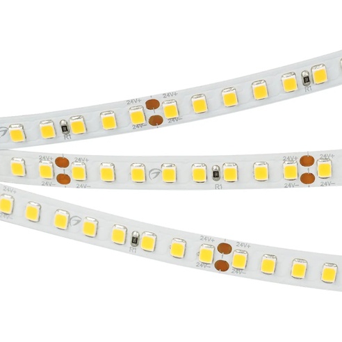 Лента светодиодная RT 2-5000-50m 24V Warm3000 2x (2835, 160 LED/m, LUX) (Arlight, 12 Вт/м, IP20)