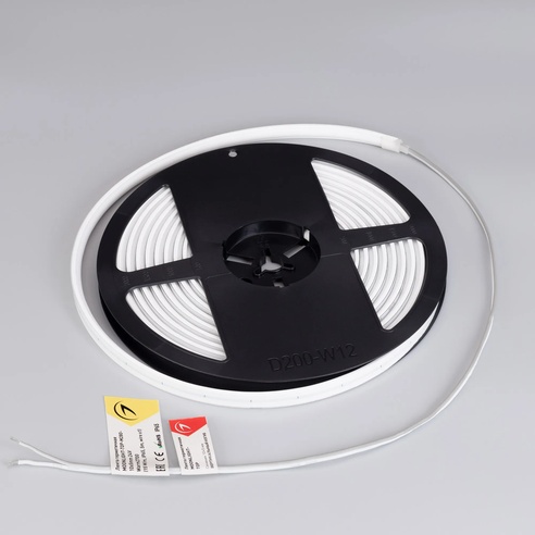 Лента светодиодная герметичная MOONLIGHT-TOP-M280-10x5mm 24V Warm2700 (15 W/m, IP65, 5m, wire x1)  (Arlight, Вывод прямой, 3 года)