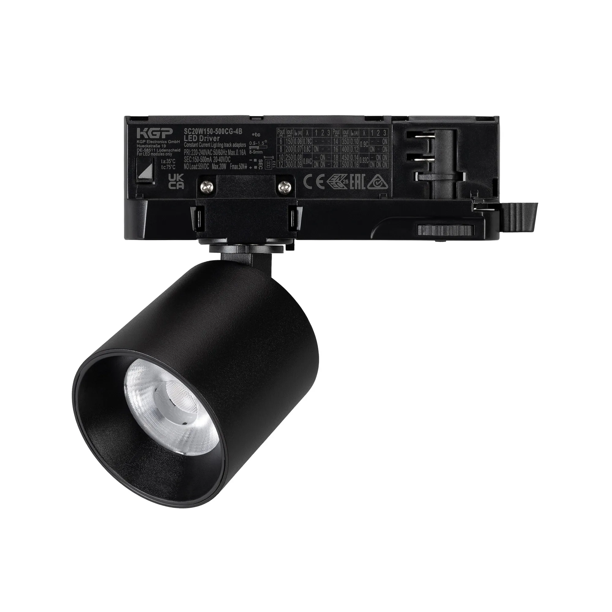 Светильник LGD-DYKE-4TR-R60-8W Warm3000 (BK, 50 deg, 230V, DALI) (Arlight, IP20 Металл, 5 лет) - изображение товара