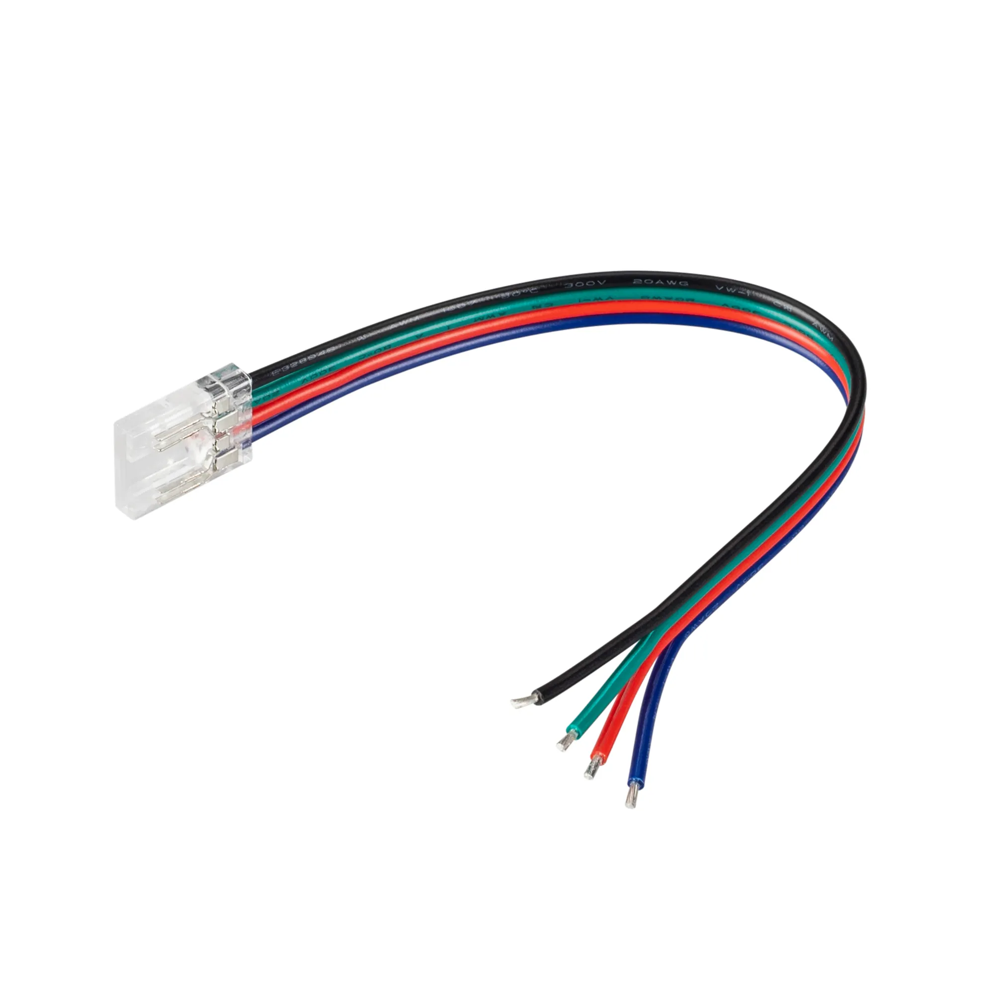 Коннектор COB-RGB-10mm-4pin-STW-L150 (Arlight, Лента-Провод) - изображение товара