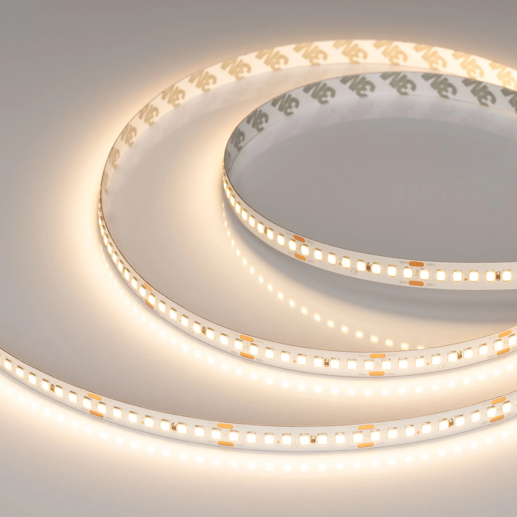 Лента RT-A192-10mm 24V Warm3000 (17.6 W/m, IP20, 5m) (Arlight, высок.эфф.150 лм/Вт) - изображение товара