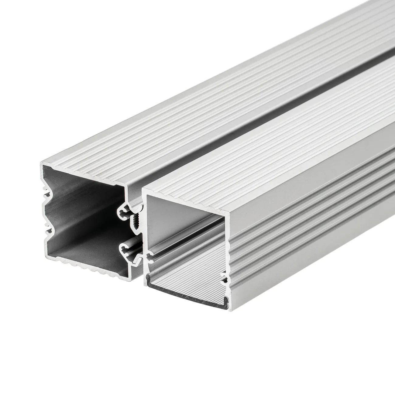 Профиль с экраном ALU-BASE-PW35S-2000 ANOD+CLEAR-P (Arlight, Металл) - изображение товара