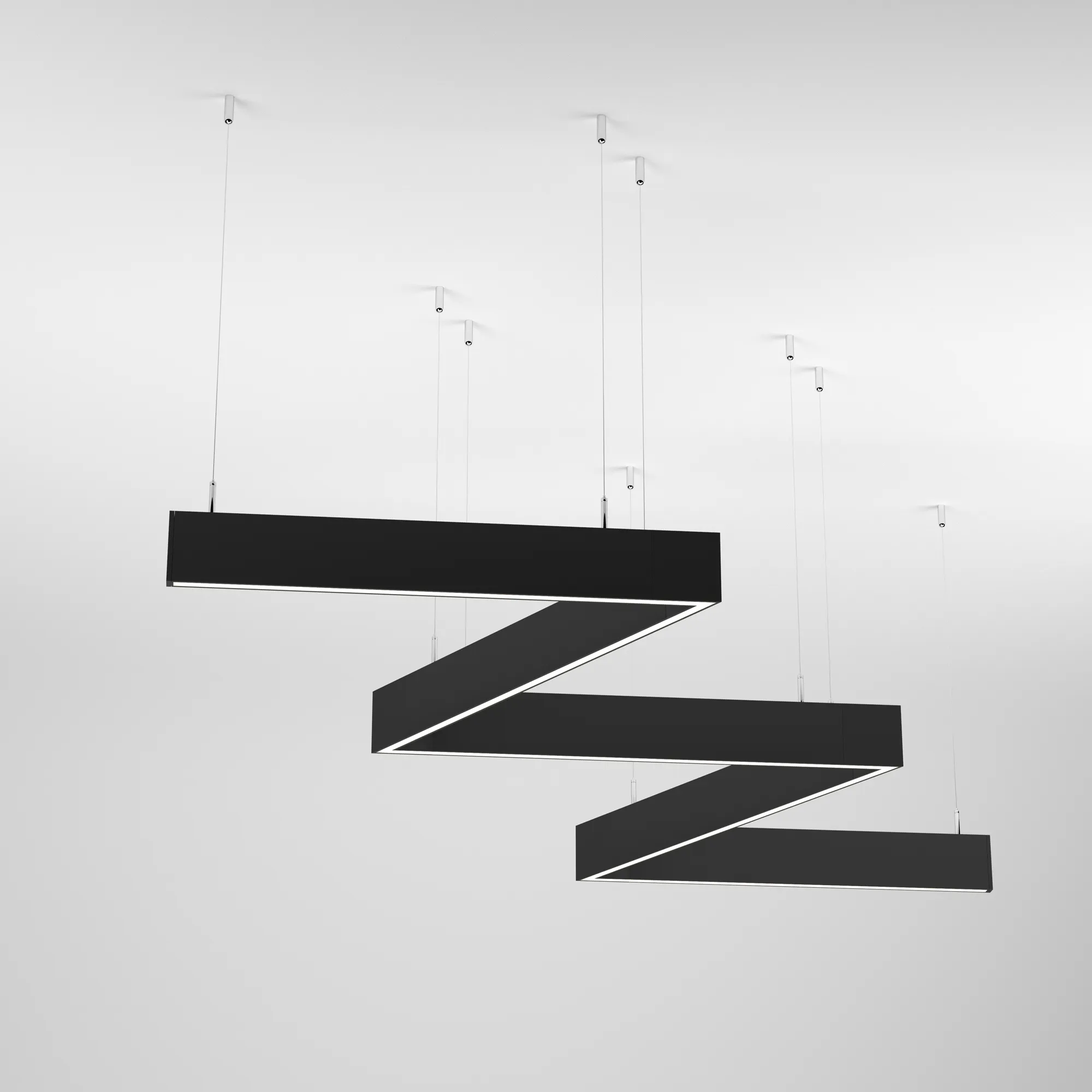 Светильник ALT-LINEAIR-ZIGZAG-60-FLAT-UPDOWN-DIM-2360x555-165W Day4000 (BK, 100 deg, 230V) (Arlight, IP20 Металл, 3 года) - изображение товара