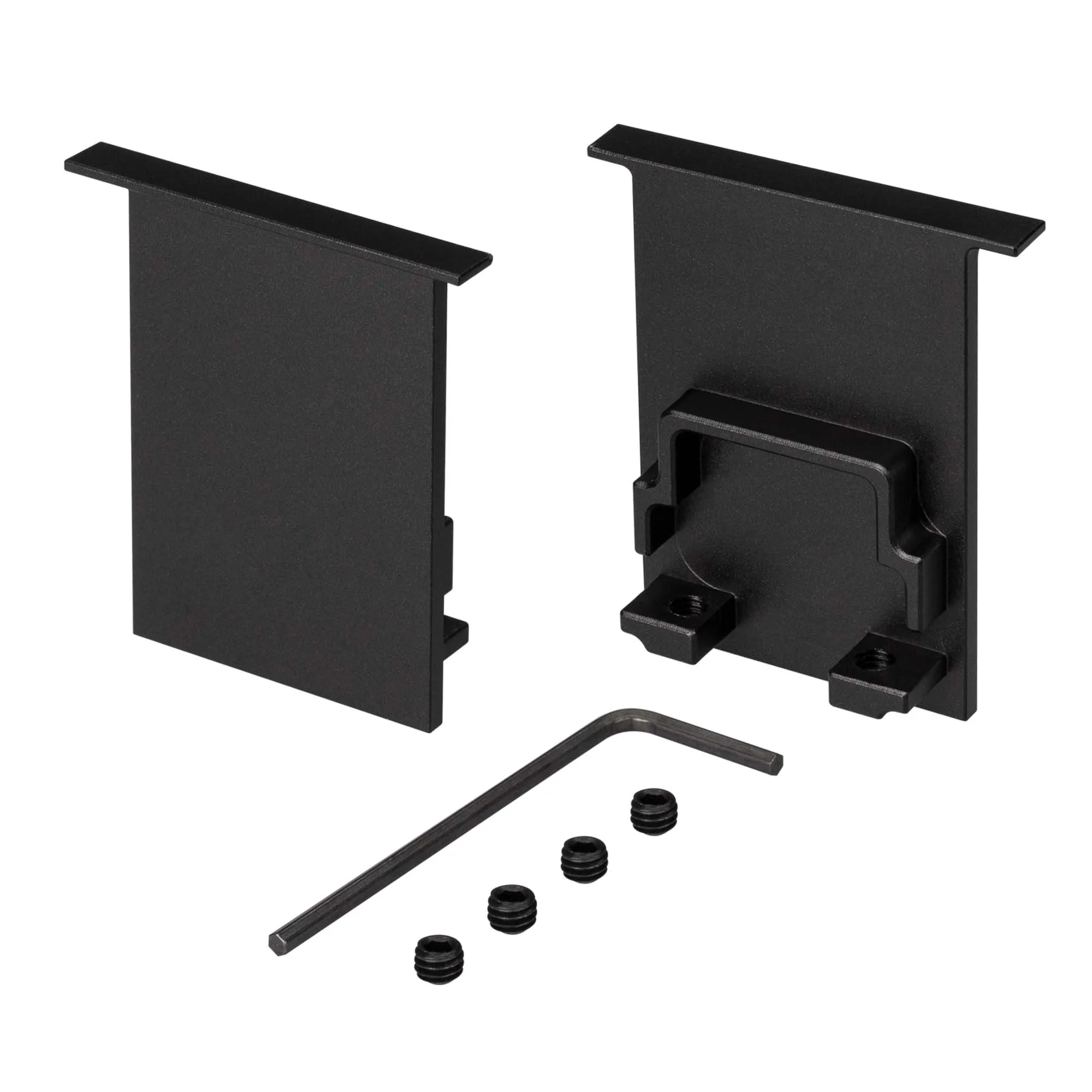 Заглушка SL-COMFORT-3551-F BLACK глухая (Arlight, Металл) - изображение товара