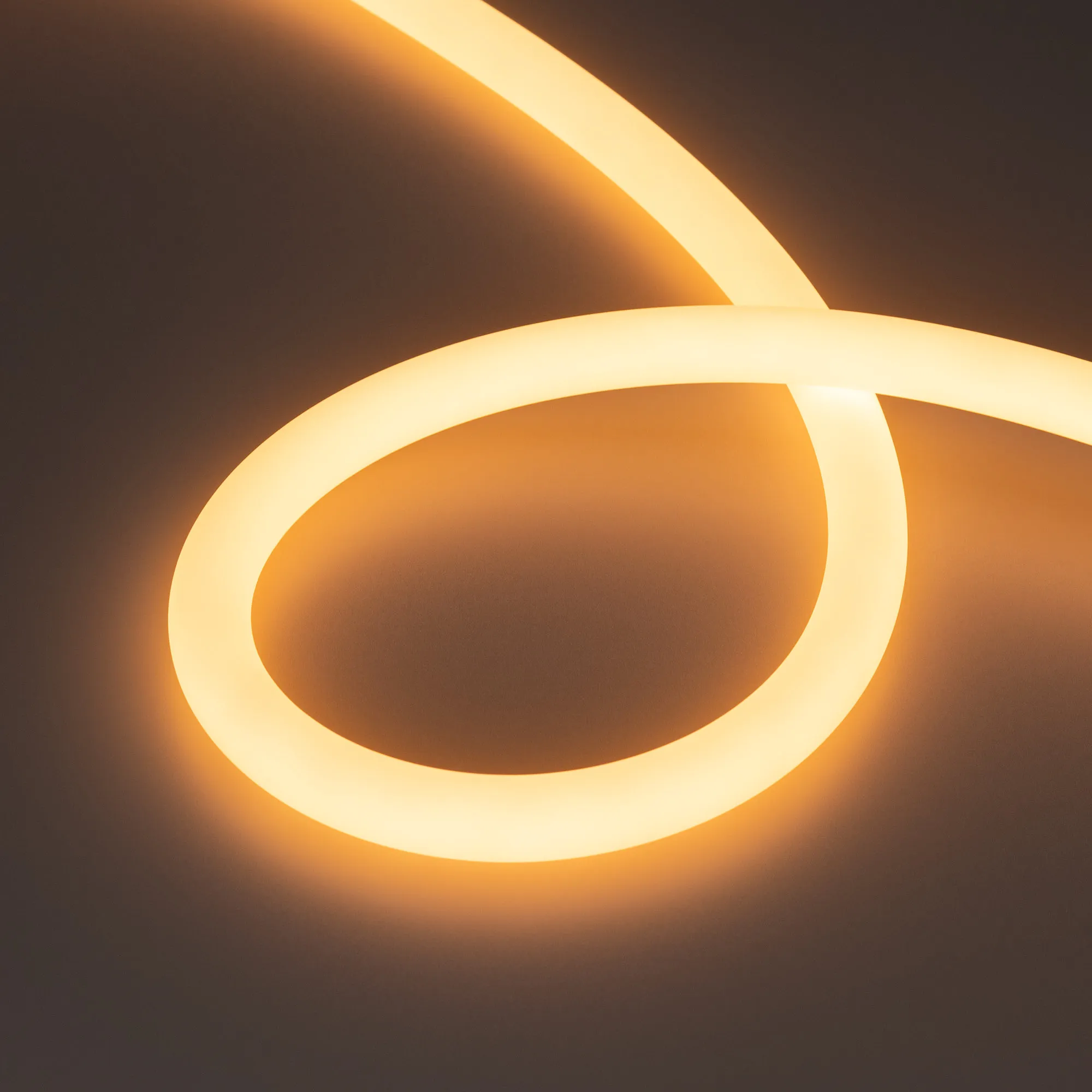 Лента светодиодная герметичная MOONLIGHT-TOP-A336-D18mm 24V Warm2300 360deg (14.4 W/m, IP65, 2835, 5m, wire x1) (Arlight, Вывод прямой, 3 года) - изображение товара