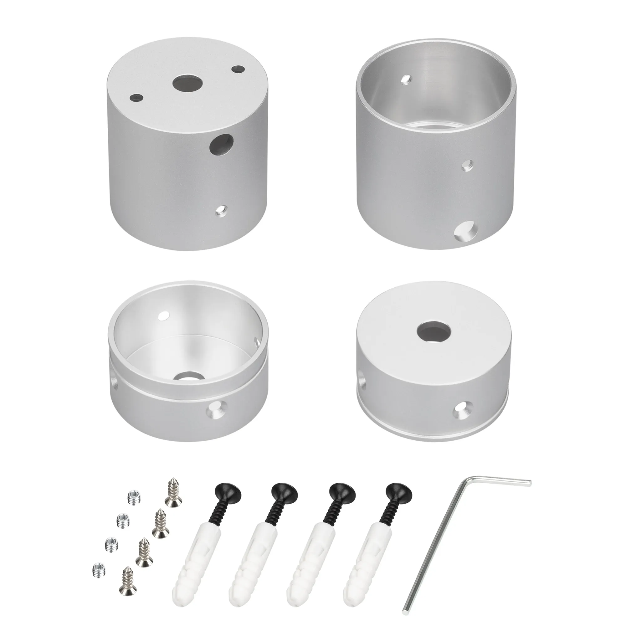 Крепление MOONLIGHT-VT-CEILING-DL-D40-SILVER (Arlight, Алюминий) - изображение товара