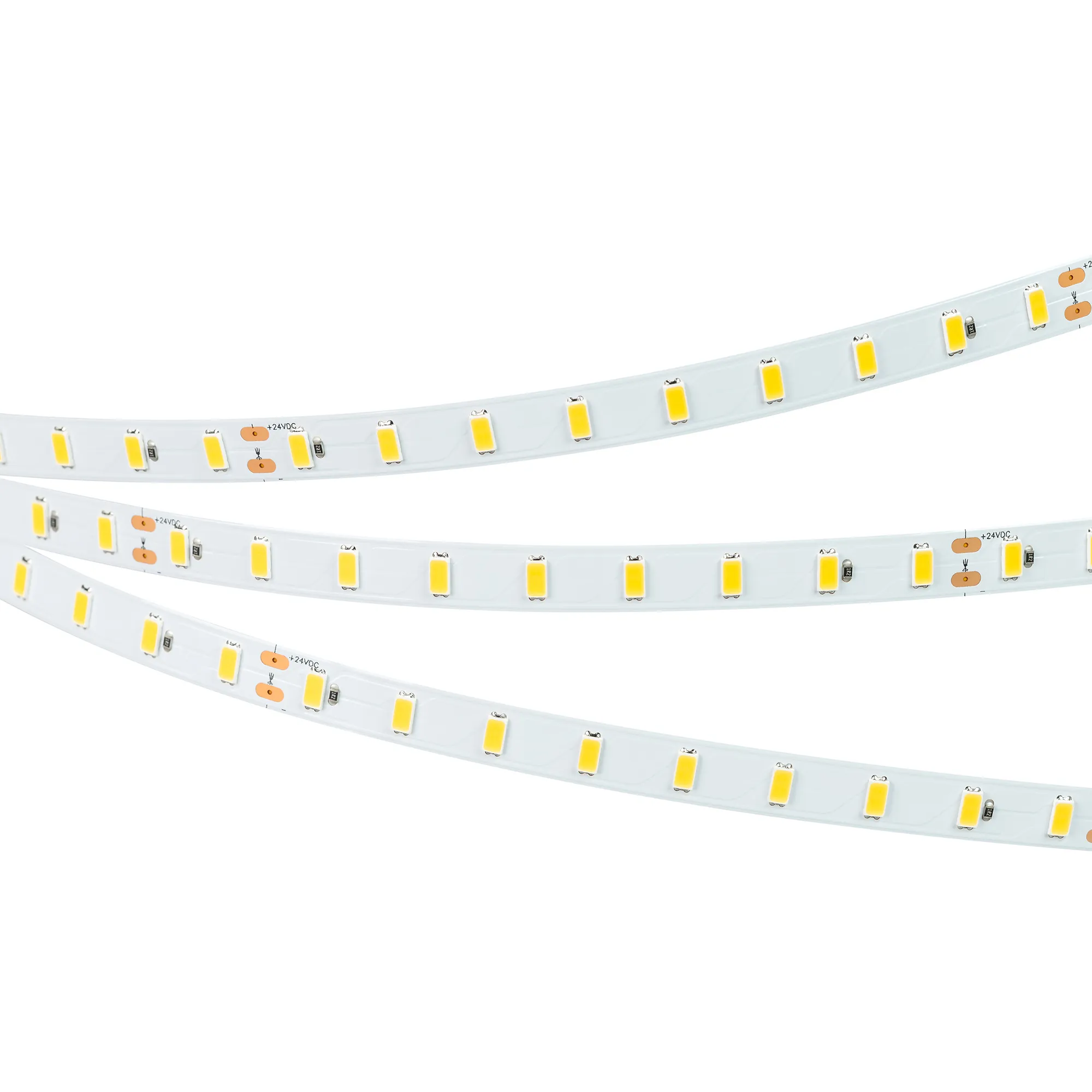 Лента светодиодная ULTRA-C72-10mm 24V Warm3500 (7.2 W/m, IP20, 5630, 5m) (Arlight, высок.эфф.200 лм/Вт) - изображение товара